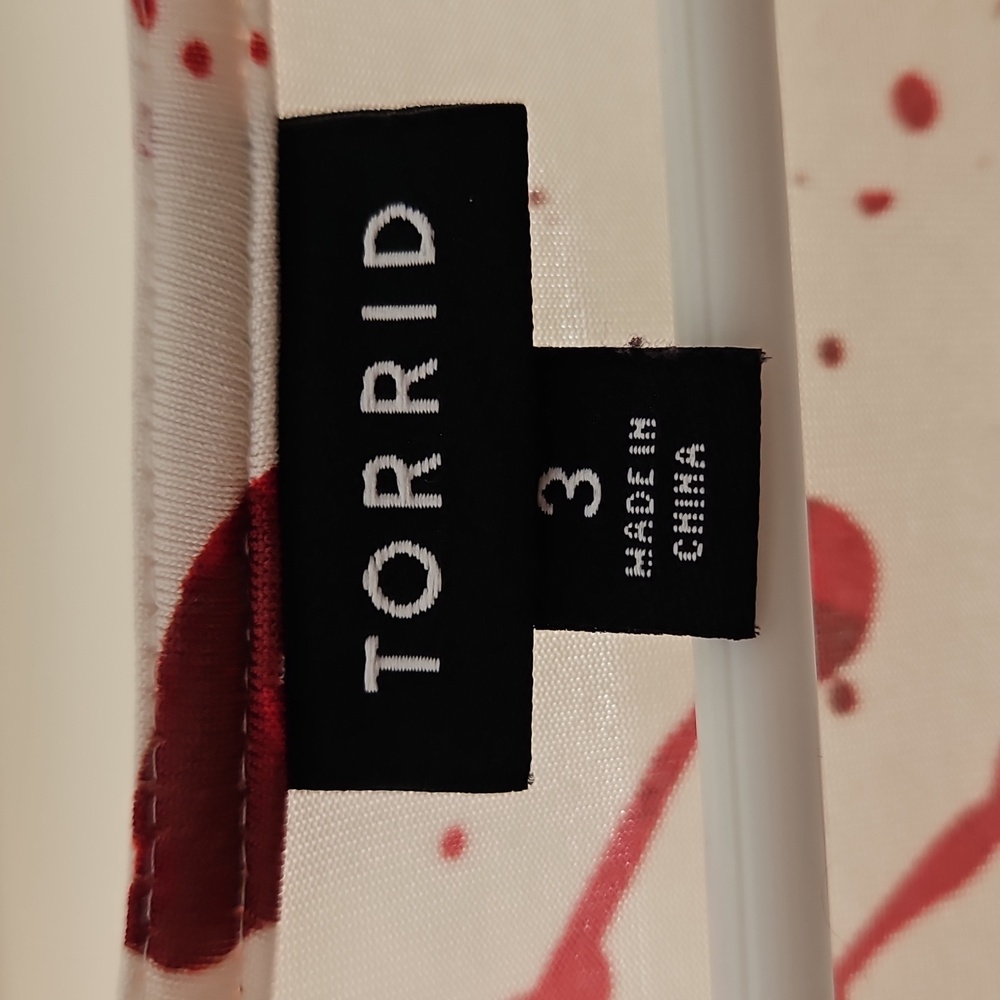 Torrid Halloween Blood Splatter Dress - Picture 3 of 8